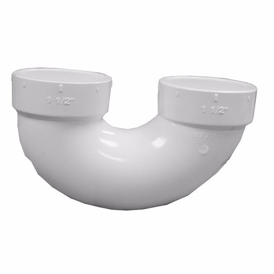 Jones Stephens PPT040 4" PVC Return Bend, H x H