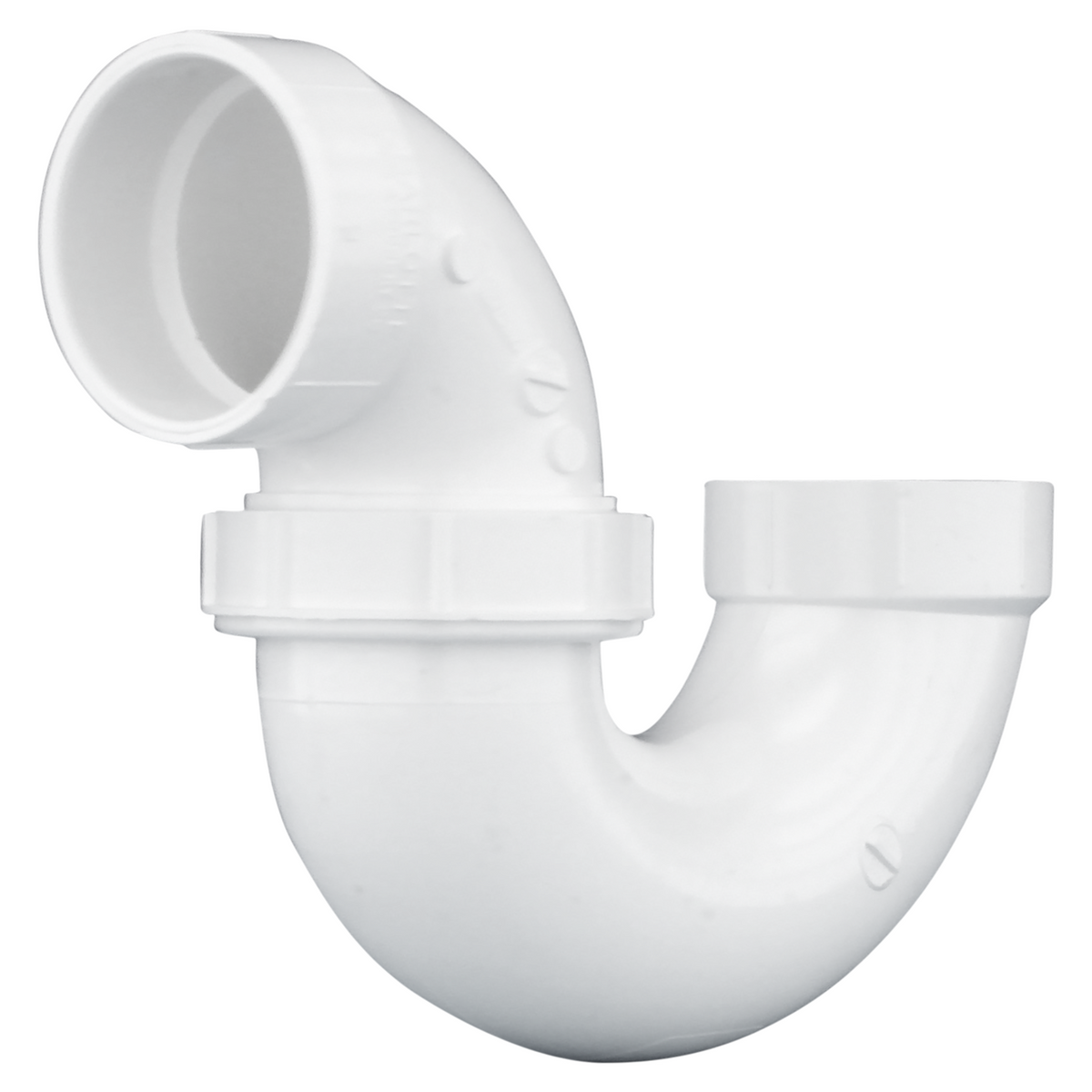 Jones Stephens PPT320 2" Sch. 40 PVC P-Trap with Union, H x H