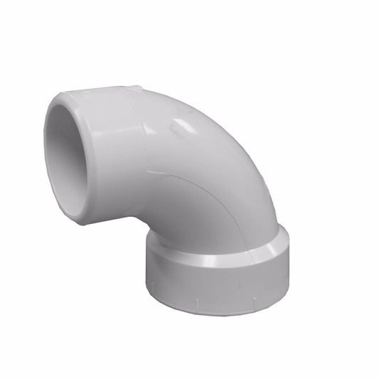 Jones Stephens PSL926 2" PVC 90° Street Elbow, SPG x H