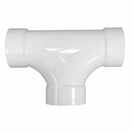 Jones Stephens PTC644 4" PVC Two-Way Cleanout Tee