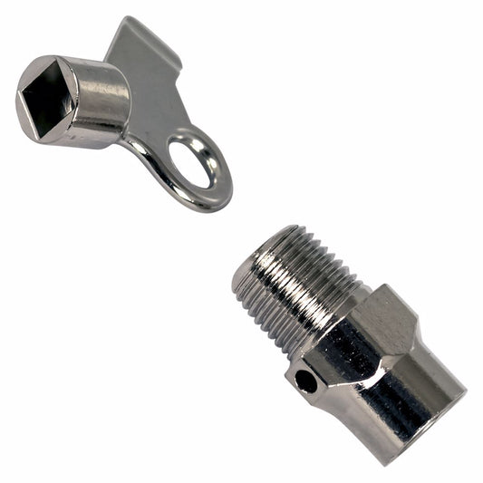 Jones Stephens R20001L Radiator Coin Air Valve and Key