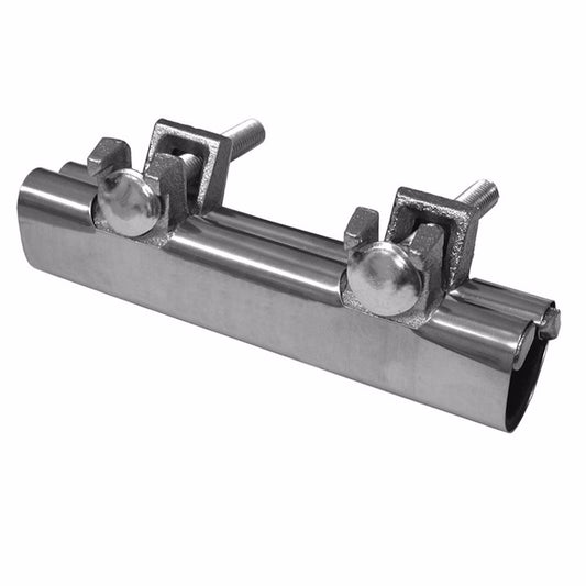 Jones Stephens R60250 6" Stainless Steel Repair Clamp, Two Bolt, 2-1/2" IPS