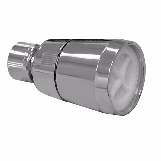 Jones Stephens S01003 2" Chrome Plated Plastic Shower Head with Brass Ball