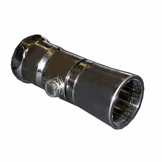 Jones Stephens S01014 1" Chrome Aerating Water Saver Brass Shower Head with Shutoff