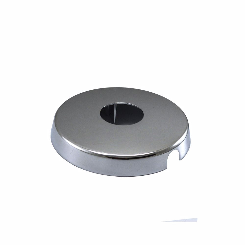 Jones Stephens S01040 2-1/2" OD Chrome Plated Shower Arm Flange with Set Screw