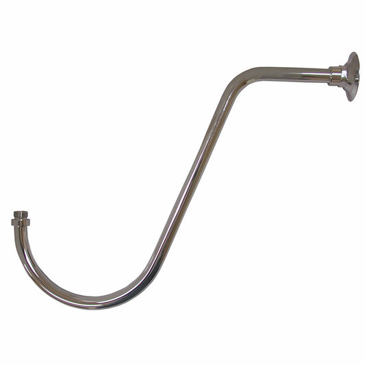 Jones Stephens S01055 Chrome Plated 18" S-Shaped Shower Arm