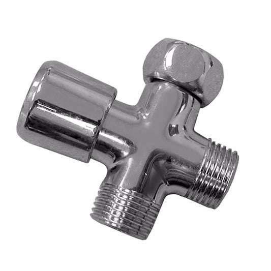 Jones Stephens S01070 Chrome Plated Brass Push Button Shower Diverter Valve