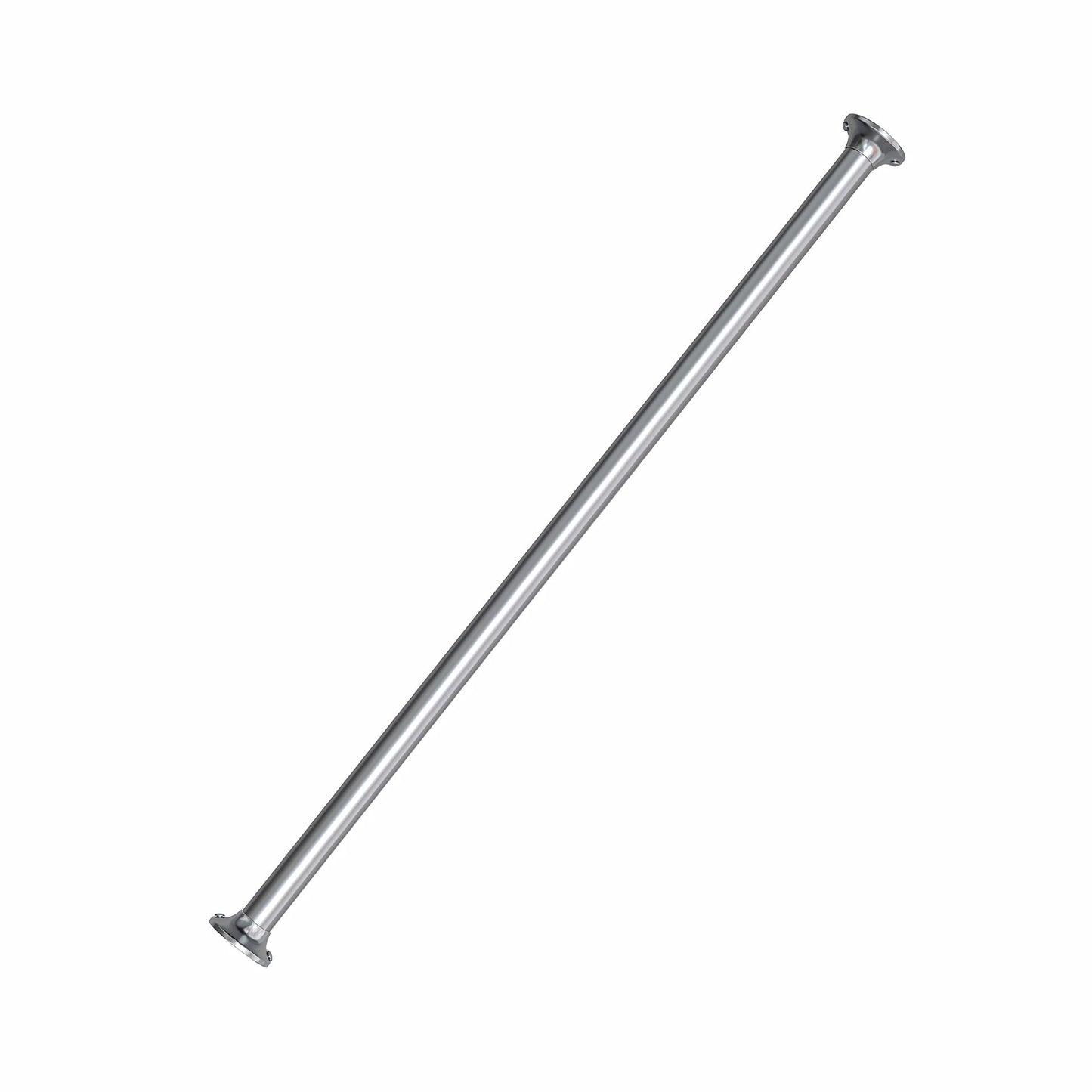 Jones Stephens S02071 5' Aluminum Shower Rod with Steel Flanges, Carton of 10