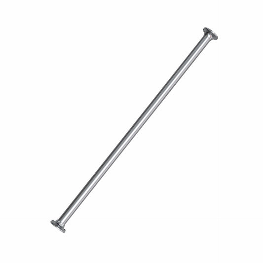 Jones Stephens S02071 5' Aluminum Shower Rod with Steel Flanges, Carton of 10
