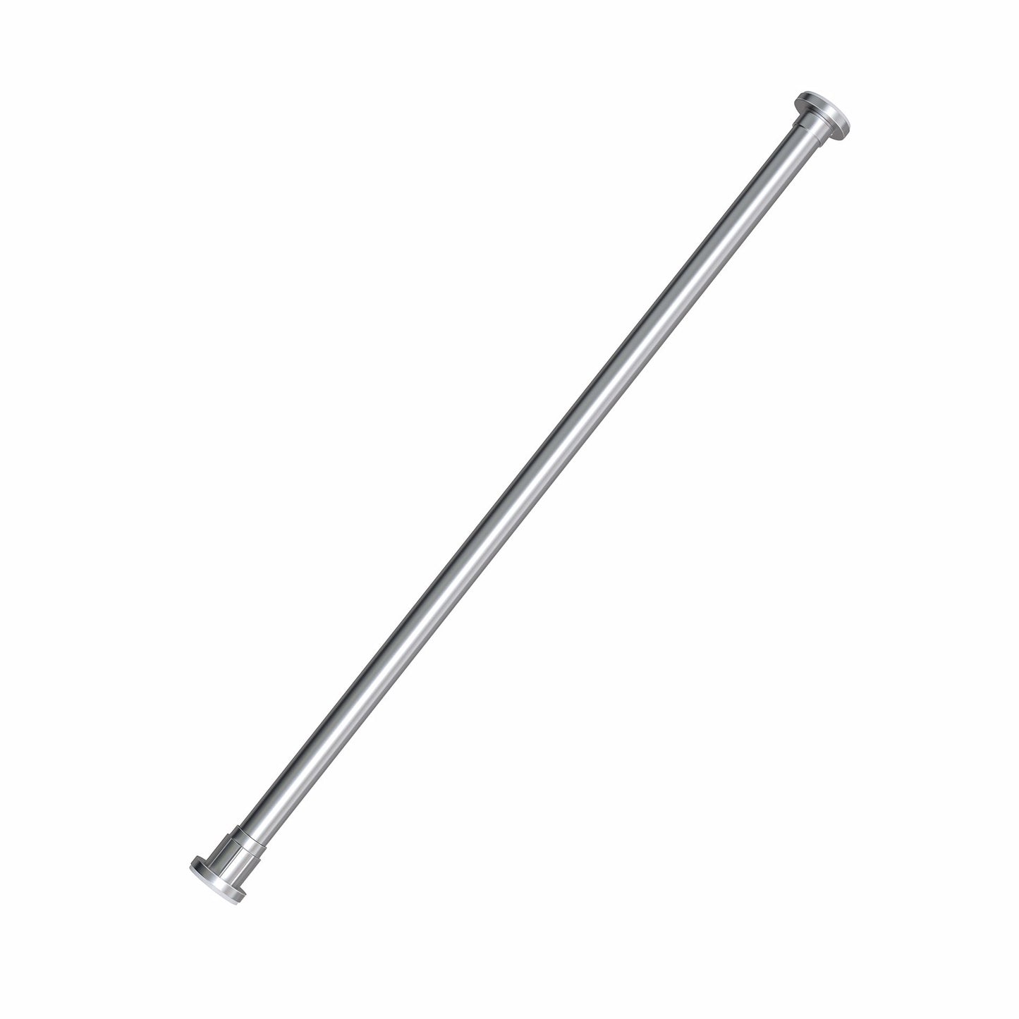 Jones Stephens S02073 5' Aluminum Shower Rod with Plastic Jiffy Flanges, Carton of 10
