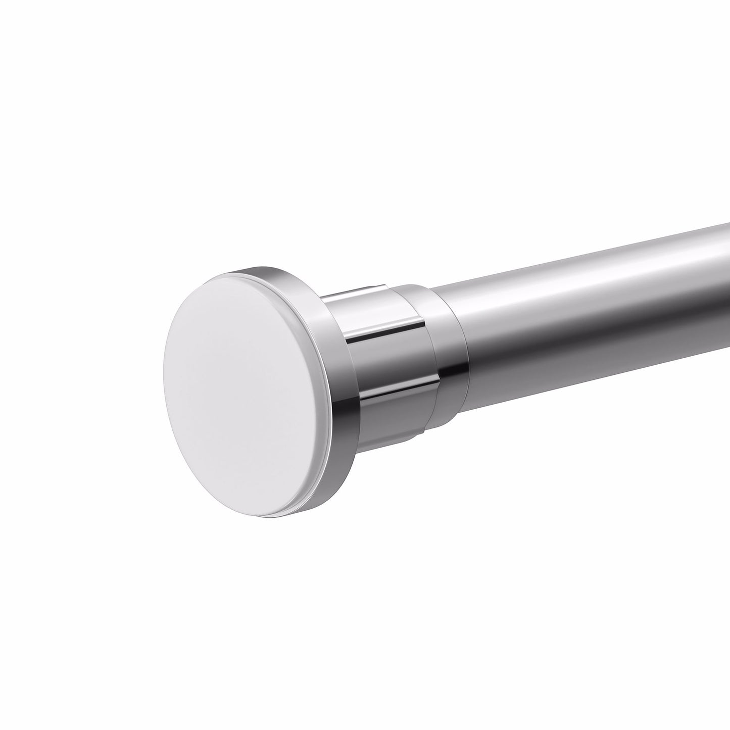 Jones Stephens S02073 5' Aluminum Shower Rod with Plastic Jiffy Flanges, Carton of 10