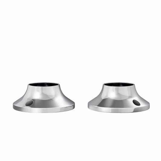 Jones Stephens S02152 Chrome Plated Steel Shower Rod Flanges, 50 Pairs