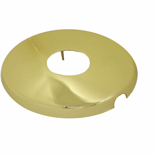 Jones Stephens S03040 Polished Brass 1/2" Shower Arm Flange with Set Screw