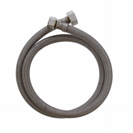 Jones Stephens S04210 1/2" Compression x 1/2" FIP x 36” Braided Stainless Steel Faucet Connector