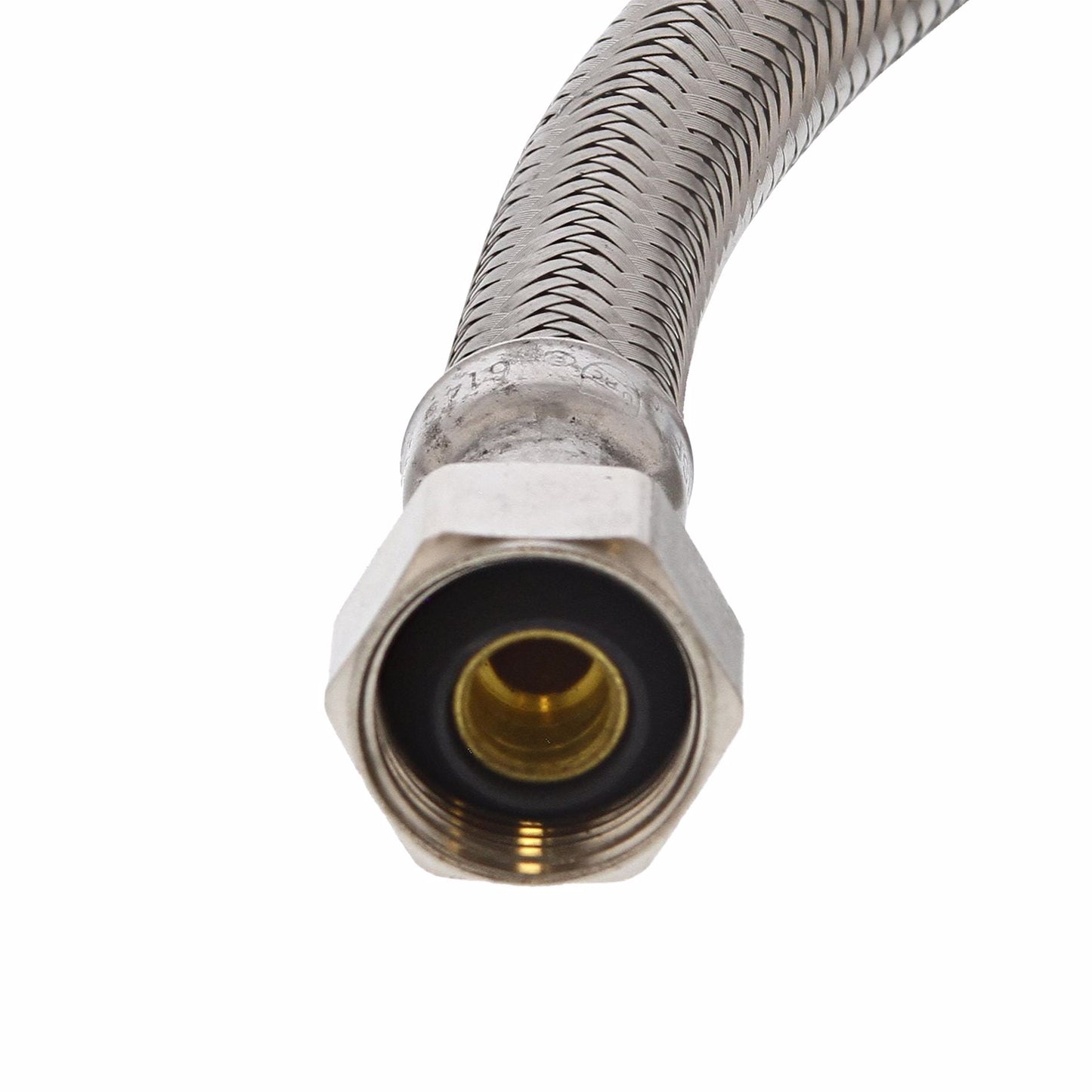 Jones Stephens S04210 1/2" Compression x 1/2" FIP x 36” Braided Stainless Steel Faucet Connector