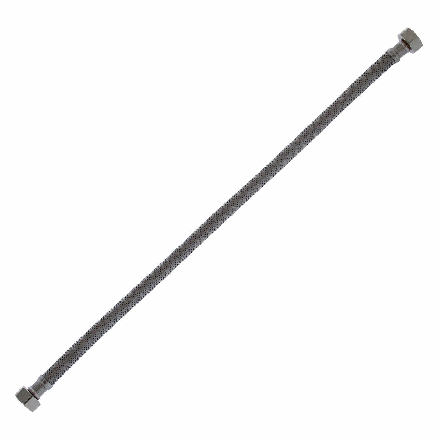 Jones Stephens S04213 1/2" FIP x 1/2" FIP x 20” Braided Stainless Steel Faucet Connector
