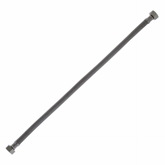Jones Stephens S04213 1/2" FIP x 1/2" FIP x 20” Braided Stainless Steel Faucet Connector