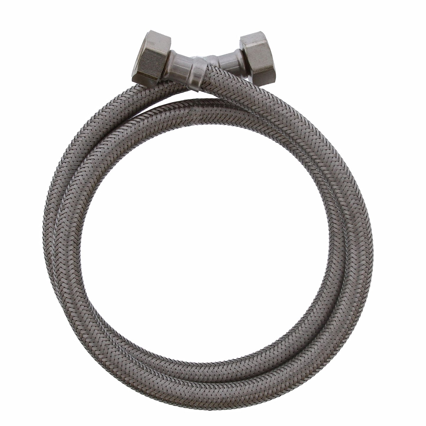 Jones Stephens S04215 1/2" FIP x 1/2" FIP x 36” Braided Stainless Steel Faucet Connector