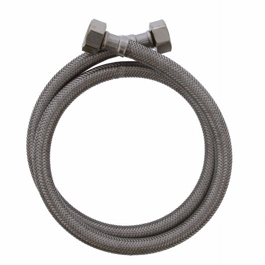 Jones Stephens S04215 1/2" FIP x 1/2" FIP x 36” Braided Stainless Steel Faucet Connector