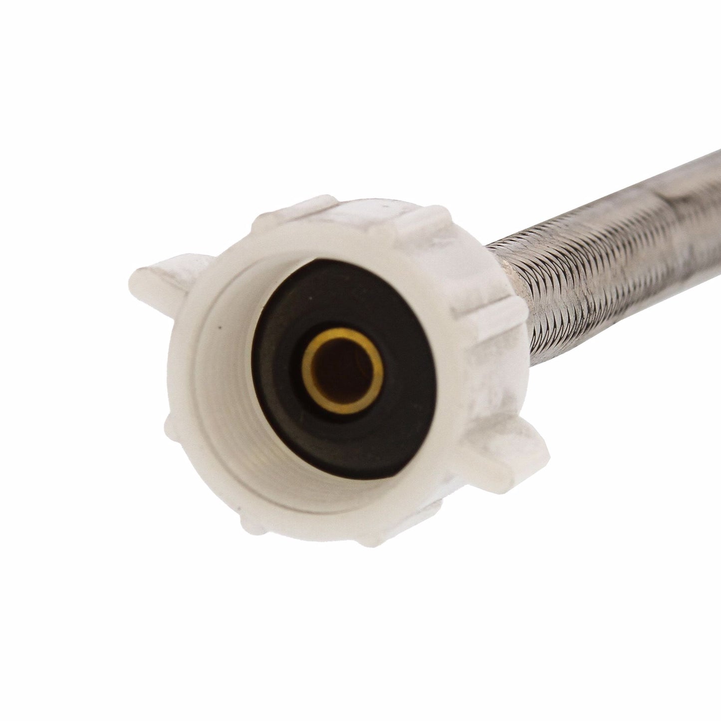 Jones Stephens S04220 1/2" Compression x 7/8" BC x 9” Braided Stainless Steel Toilet Connector
