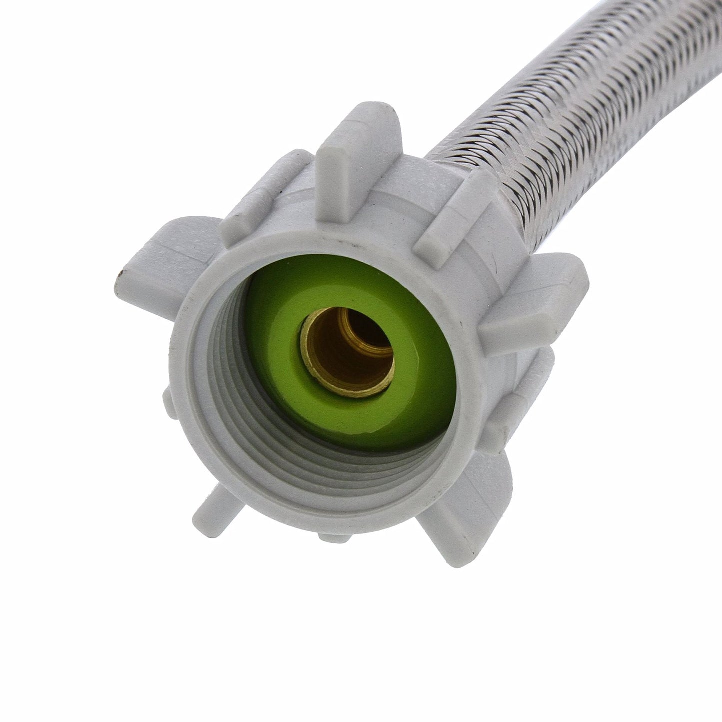 Jones Stephens S04222 1/2" Compression x 7/8" BC x 16” Braided Stainless Steel Toilet Connector