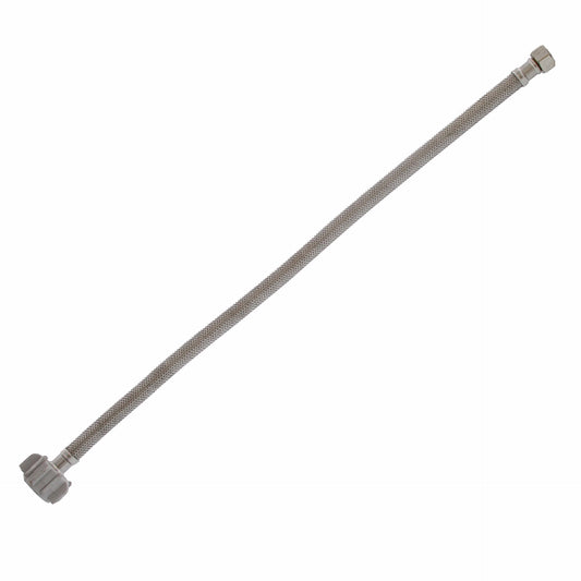 Jones Stephens S04223 1/2" Compression x 7/8" BC x 20” Braided Stainless Steel Toilet Connector