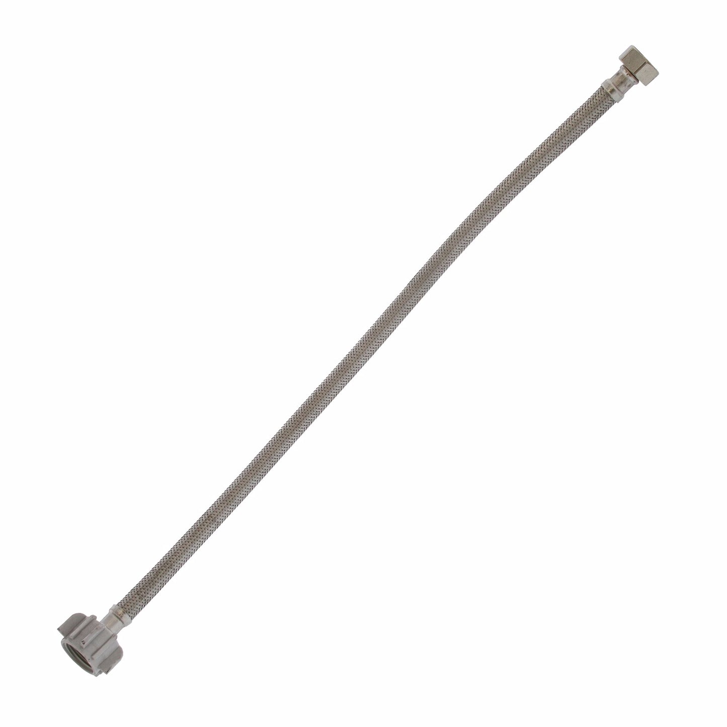 Jones Stephens S04226 1/2" FIP x 7/8" BC x 20” Braided Stainless Steel Toilet Connector