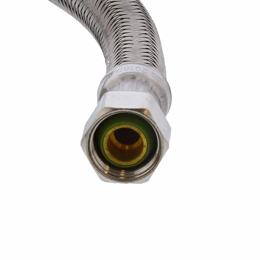 Jones Stephens S04244 3/8" OD x 3/8" Compression x 36” Braided Stainless Steel Delta® Style Faucet Connector