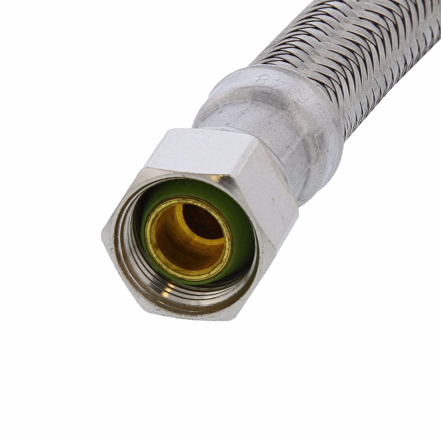 Jones Stephens S04246 3/8" Flare x 3/8" Compression x 12” Braided Stainless Steel Texas Style Faucet Connector