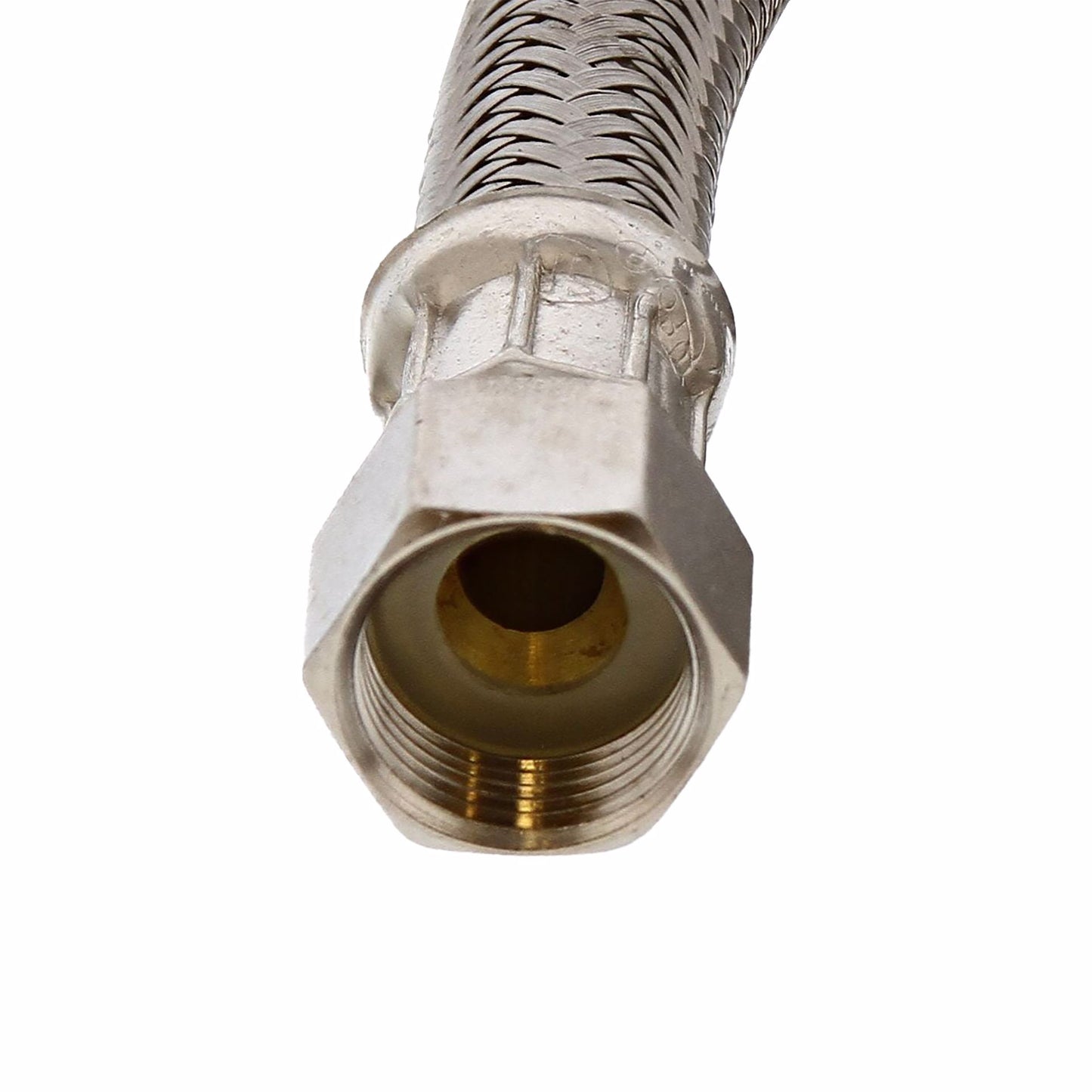 Jones Stephens S04249 3/8" Flare x 3/8" Compression x 30” Braided Stainless Steel Texas Style Faucet Connector