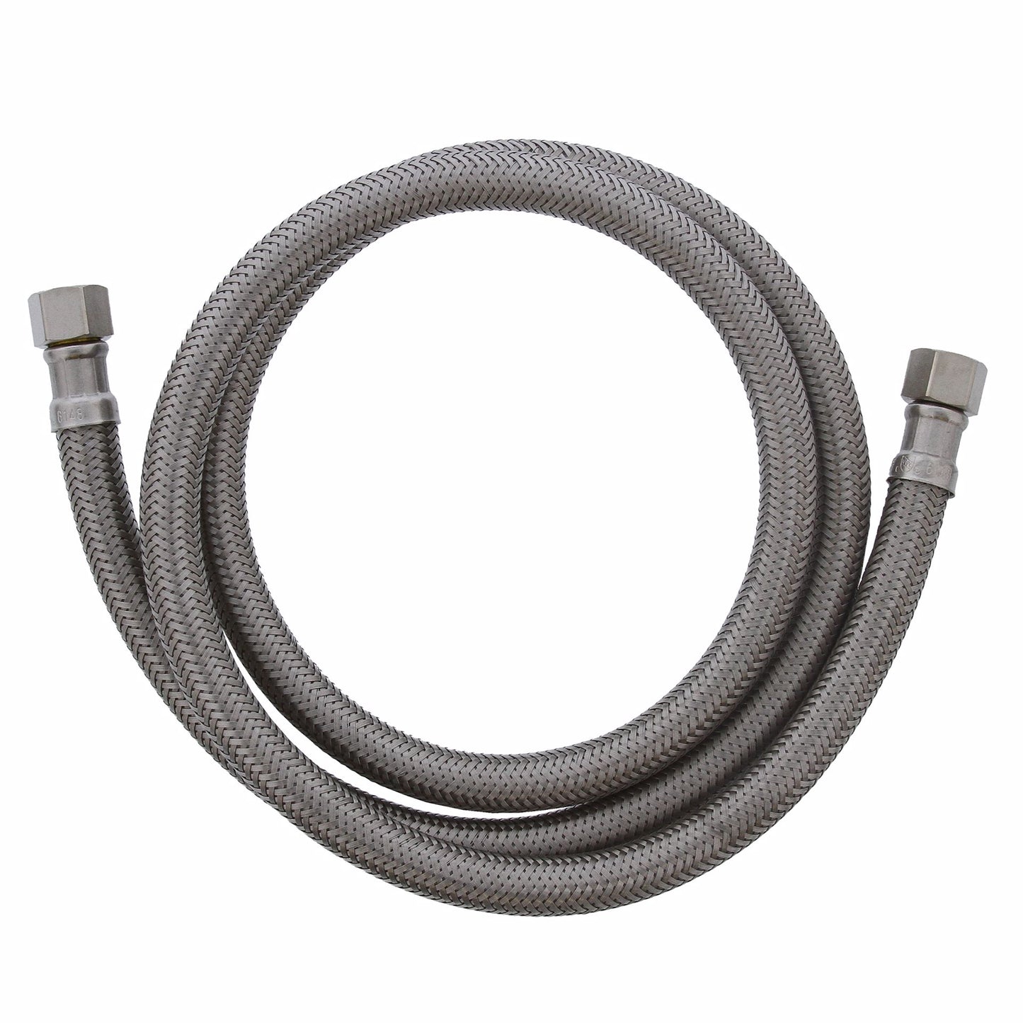 Jones Stephens S04260 3/8" Compression x 3/8” Compression x 48” Braided Stainless Steel Dishwasher Connector