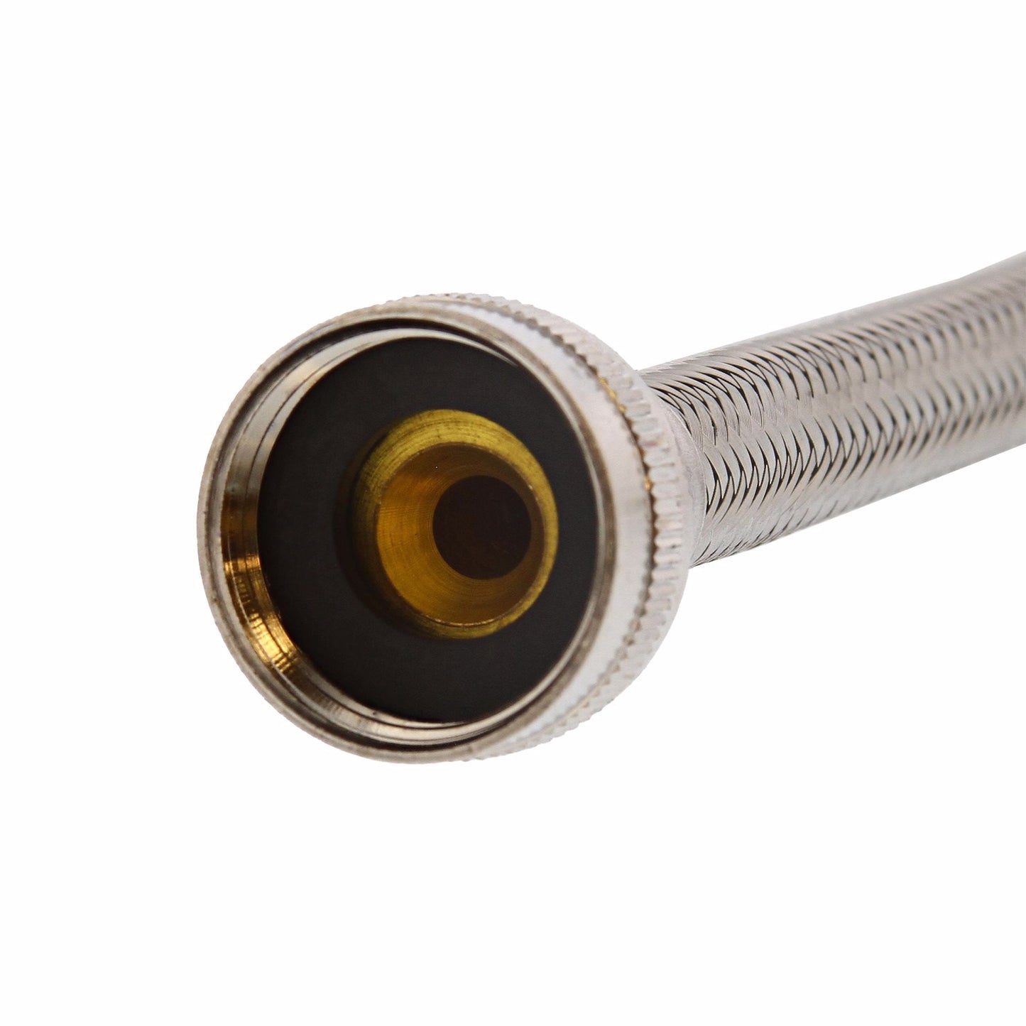Jones Stephens S04261 3/4" FEM Hose x 3/4" FEM Hose x 12” Braided Stainless Steel Washing Machine Connector
