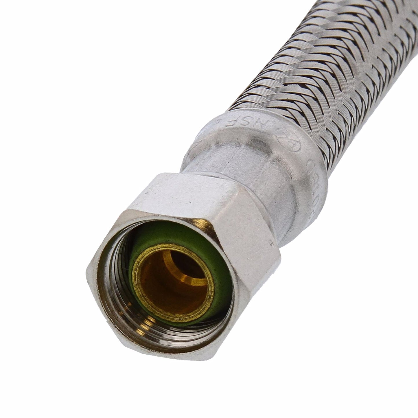 Jones Stephens S04270 3/8" Compression x 3/8” Compression x 20” Braided Stainless Steel Dishwasher Connector
