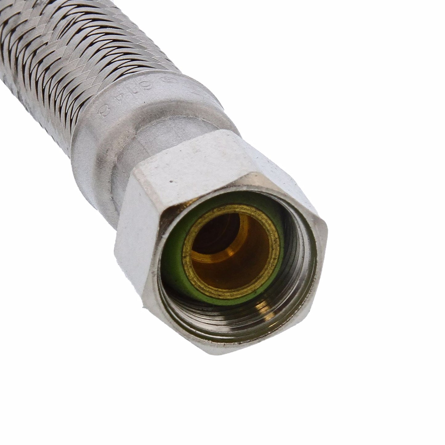 Jones Stephens S04270 3/8" Compression x 3/8” Compression x 20” Braided Stainless Steel Dishwasher Connector