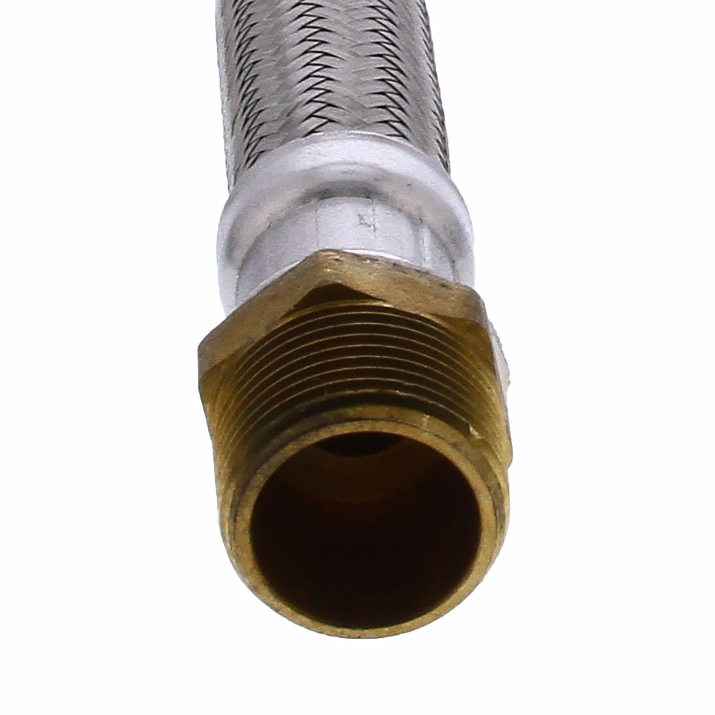 Jones Stephens S04357 3/4" FIP x 3/4" MIP x 18" Braided Stainless Steel Water Heater Connector