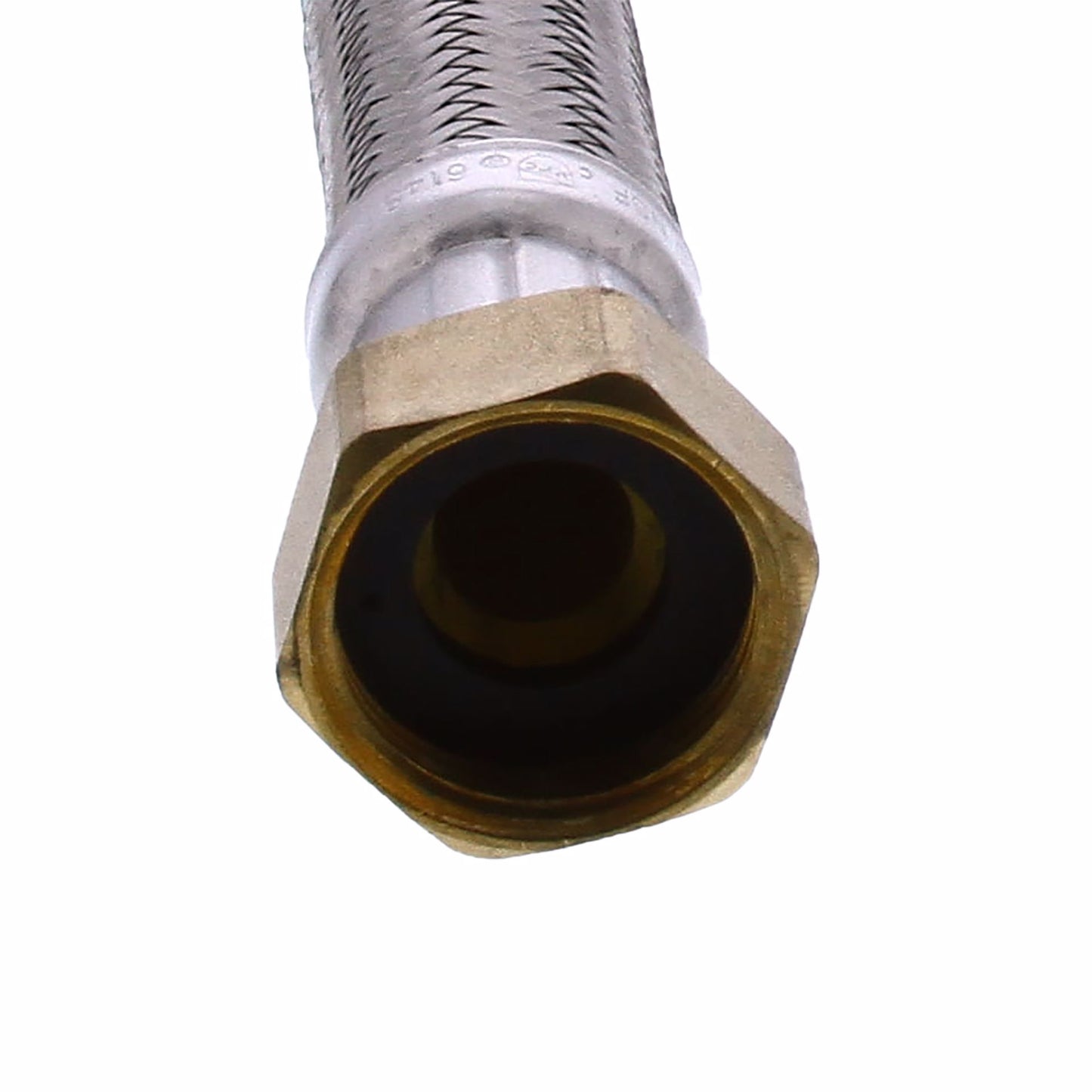 Jones Stephens S04357 3/4" FIP x 3/4" MIP x 18" Braided Stainless Steel Water Heater Connector