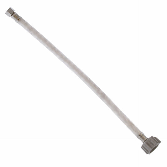 Jones Stephens S04416 3/8" Compression x 7/8" BC x 16” Flexible Vinyl Toilet Connector