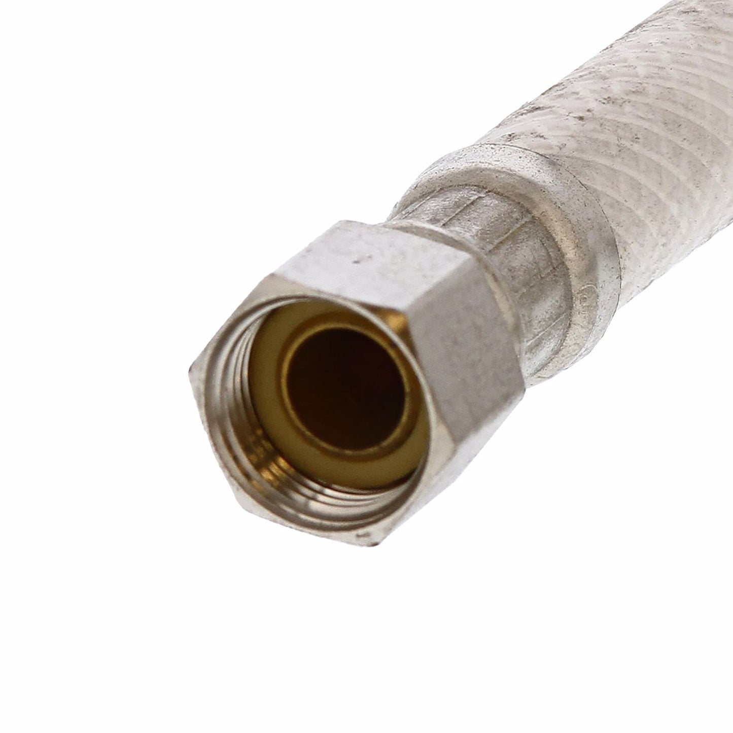 Jones Stephens S04416 3/8" Compression x 7/8" BC x 16” Flexible Vinyl Toilet Connector