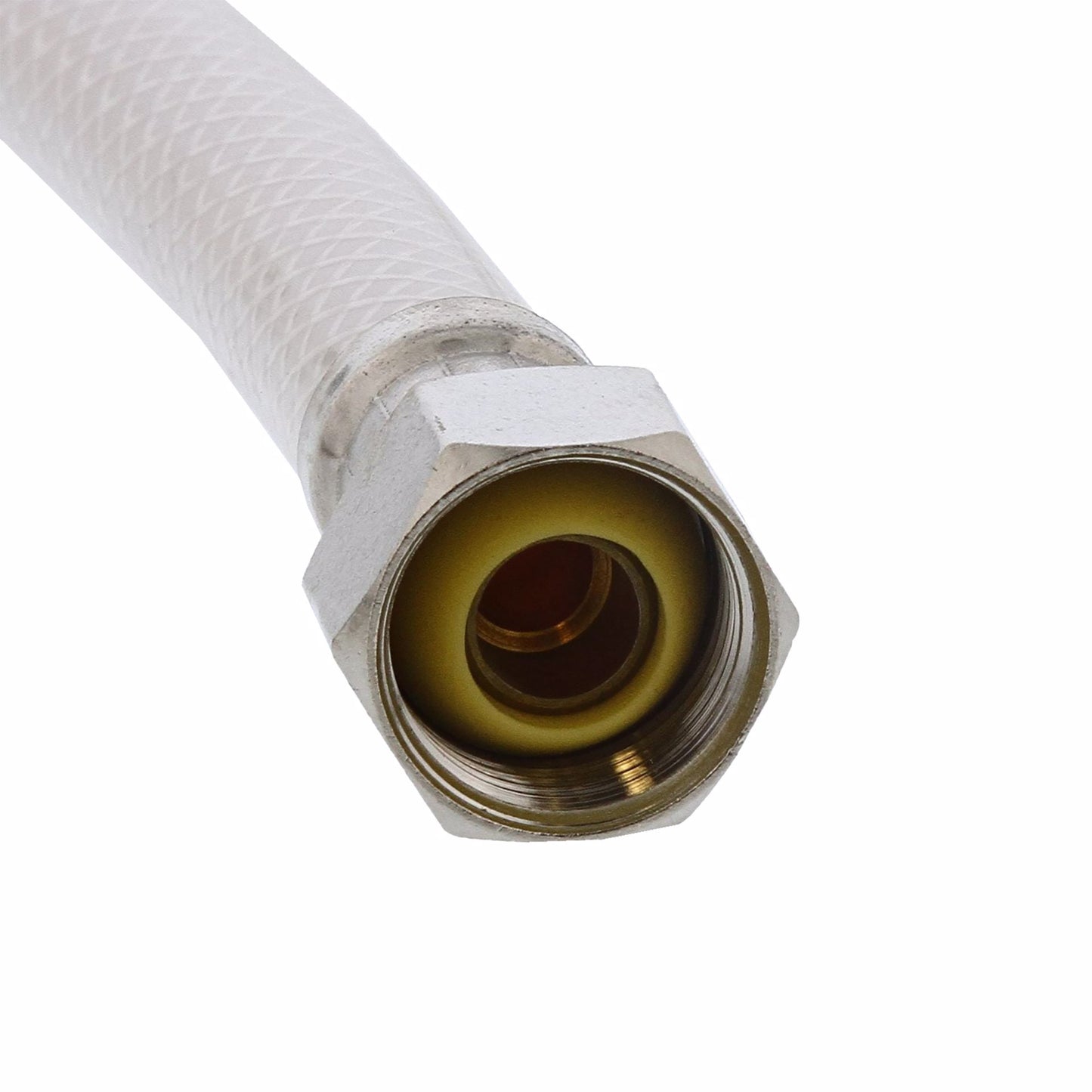 Jones Stephens S04419 1/2" Compression x 7/8" BC x 12” Flexible Vinyl Toilet Connector