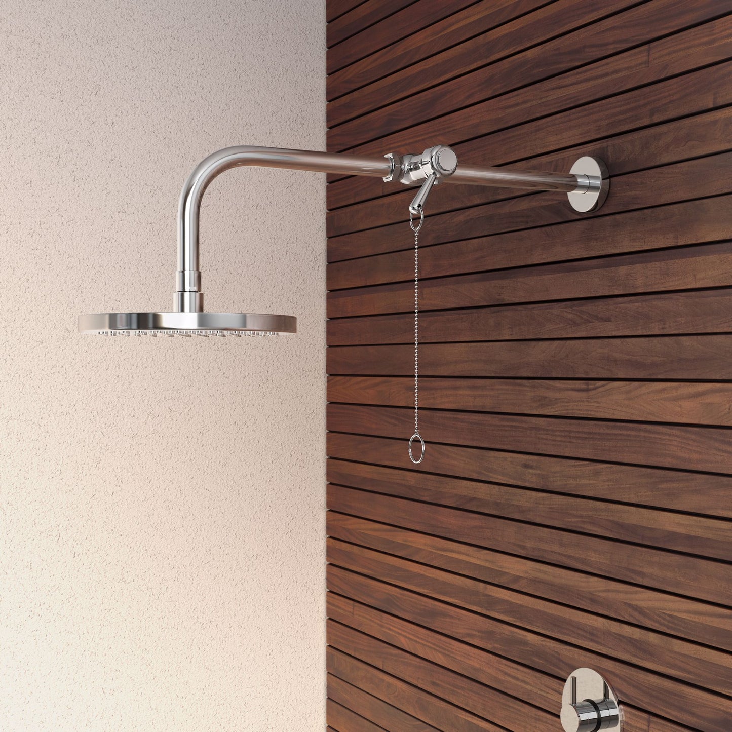 Jones Stephens S05100 Self-Closing Shower Valve with 7" Pull Chain