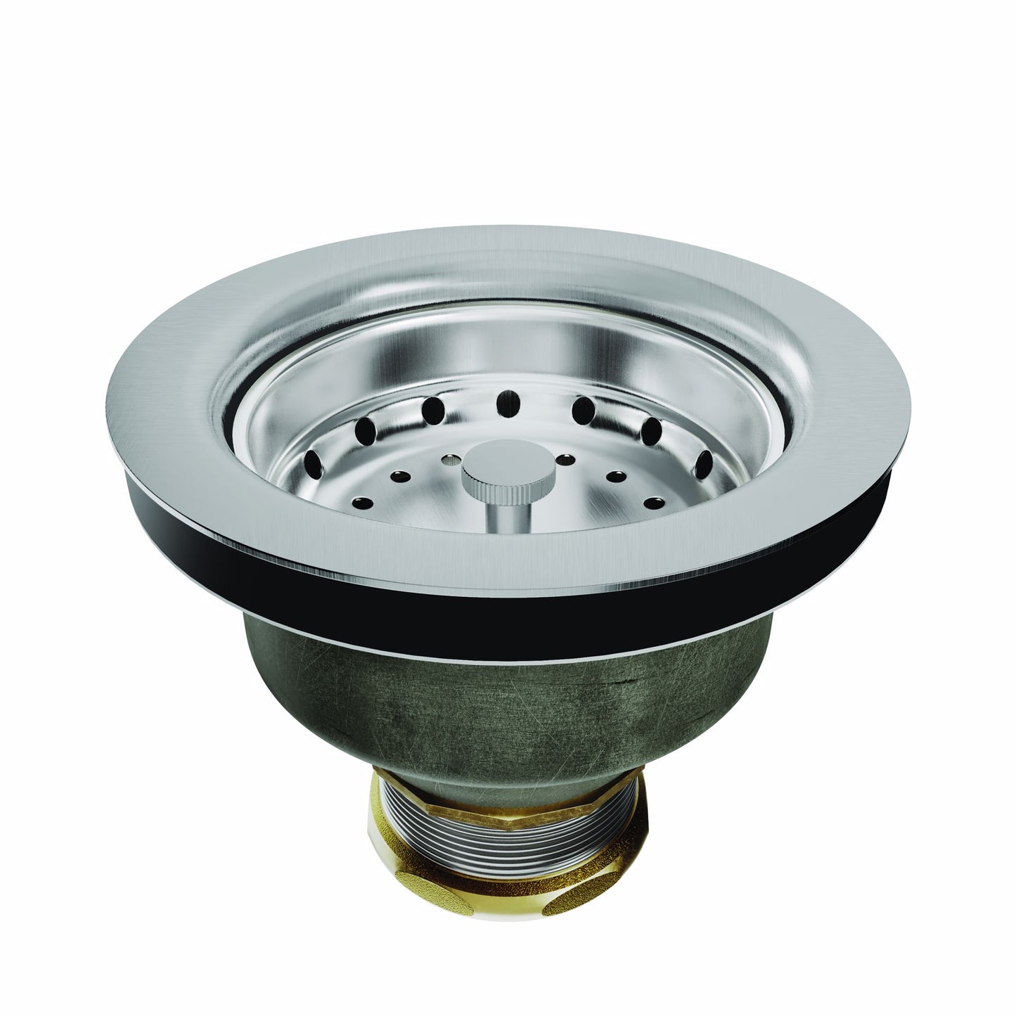 Jones Stephens S14005 Stainless Steel Basket Strainer with Snap and Lock Basket