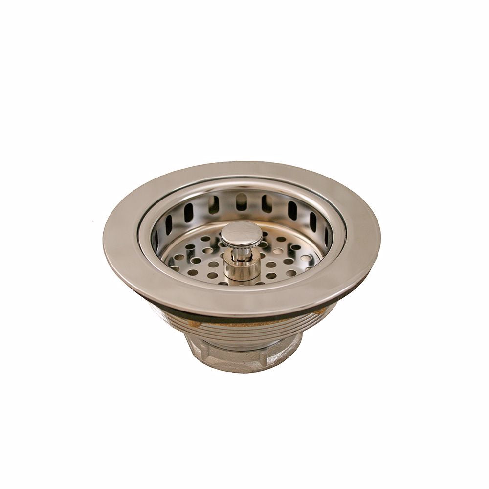 Jones Stephens S14007 Chrome Plated Brass Duo Basket Strainer
