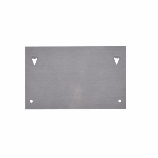 Jones Stephens S16011 5" x 8" Self-Nailing Stud Guard with 2 Holes, 16 Gauge, Carton of 25