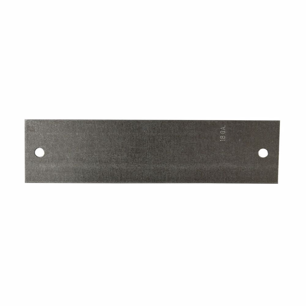 Jones Stephens S16016 1-1/2" x 6" Stud Guard with 2 Holes, 18 Gauge, Carton of 100