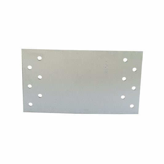 Jones Stephens S163566 3-1/2" x 6" Stud Guard with 6 Holes, 16 Gauge, Carton of 25