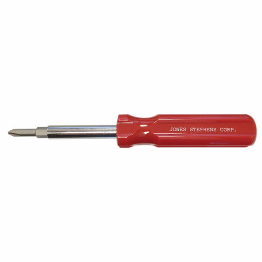 Jones Stephens S41001 4 in 1 Screwdriver, Phillips and Slotted