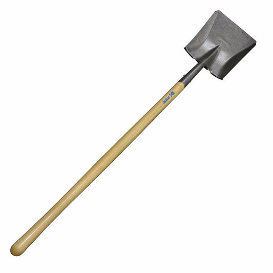 Jones Stephens S49422 Premium Grade Wood Handle Shovel, Long Handle, Square Point, AMES #BMTLS