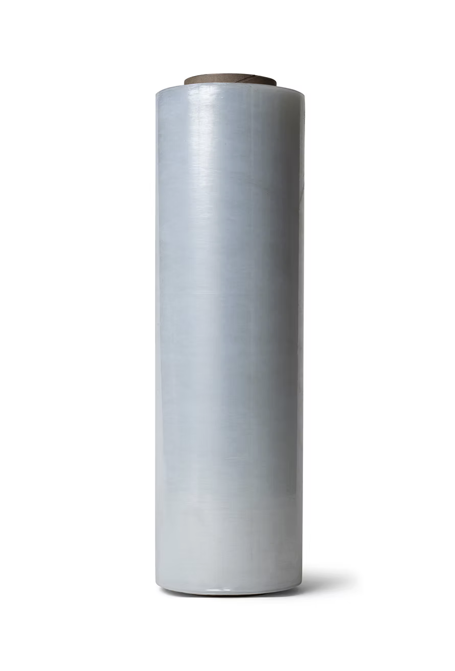 Jones Stephens S51001 18" x 1500' Stretch Wrap Film, 80 Gauge, 4 Rolls