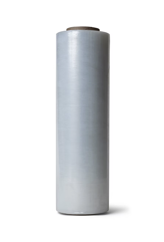 Jones Stephens S51001 18" x 1500' Stretch Wrap Film, 80 Gauge, 4 Rolls