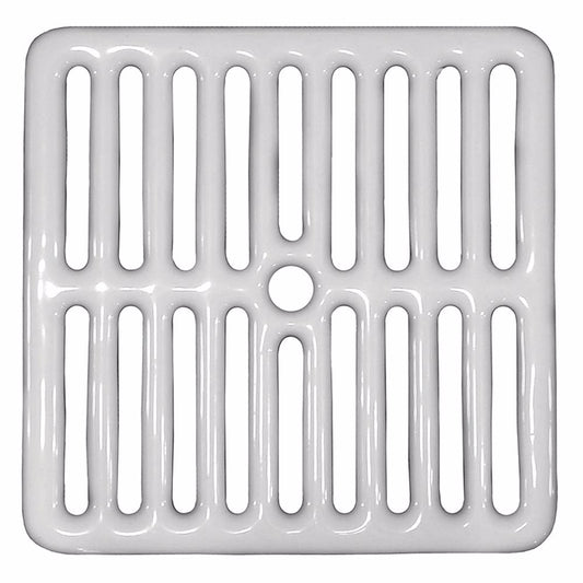 Jones Stephens S55010 Full Top Grate for Porcelain Coated Floor Sinks